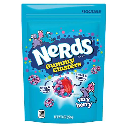 US Nerds Gummy Clusters Very Berry 227g X 6 Bags