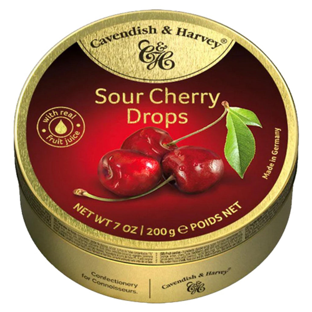 Cavendish Harvey Sour Cherry Drops 200g x 10 unit