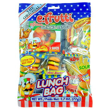 Efrutti Gummi Lunch Tray 77g X 12 Bags