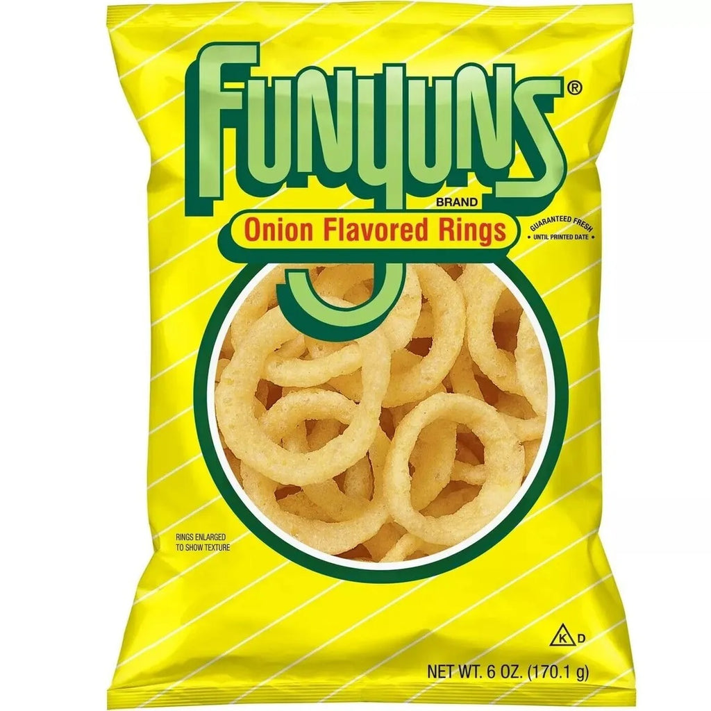 US CHIPS Funyuns Onion Snack 170.1g X 8 Bags Cheetos