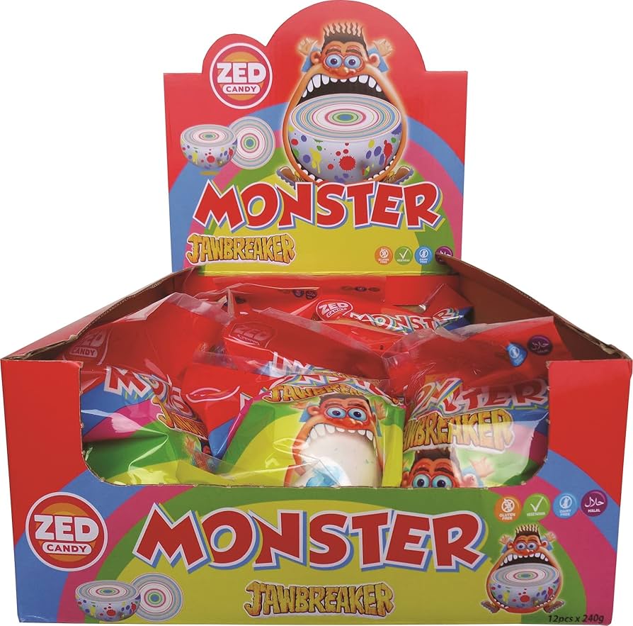 Monster Jawbreaker Display 240g x 12 Units
