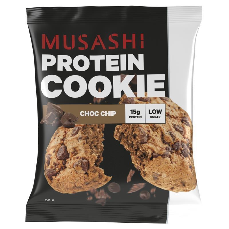 Musashi Protein Cookie Choc Chip 58g x 12
