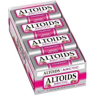 US Altoids Arctic Mints Strawberry 34g x 8 Units