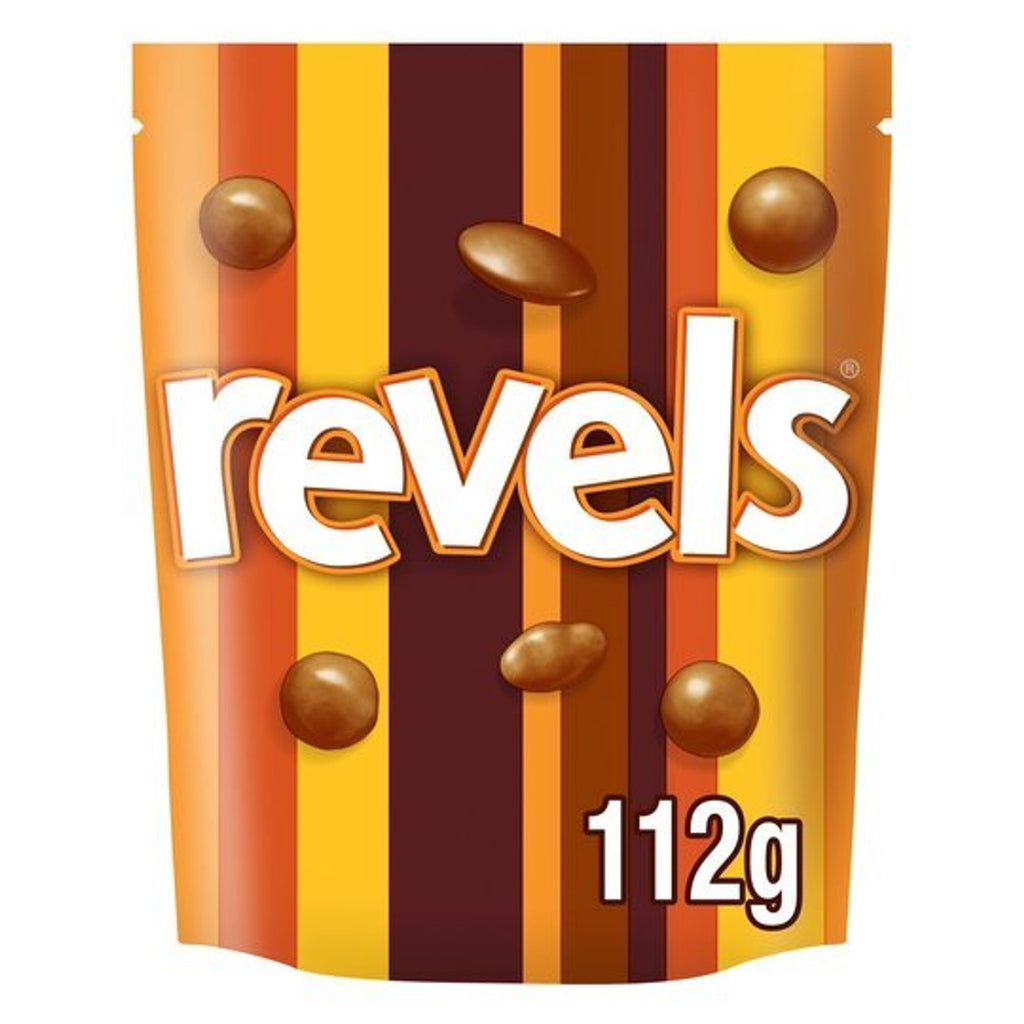 UK Revels Chocolate Pouch 112G x 15 Units