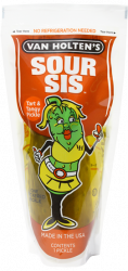 Van Holtens Sour Siss Pickles 1 Pack x 12 Units