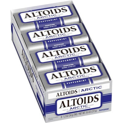 US Altoids Arctic Mints Peppermint 34g x 8 Units