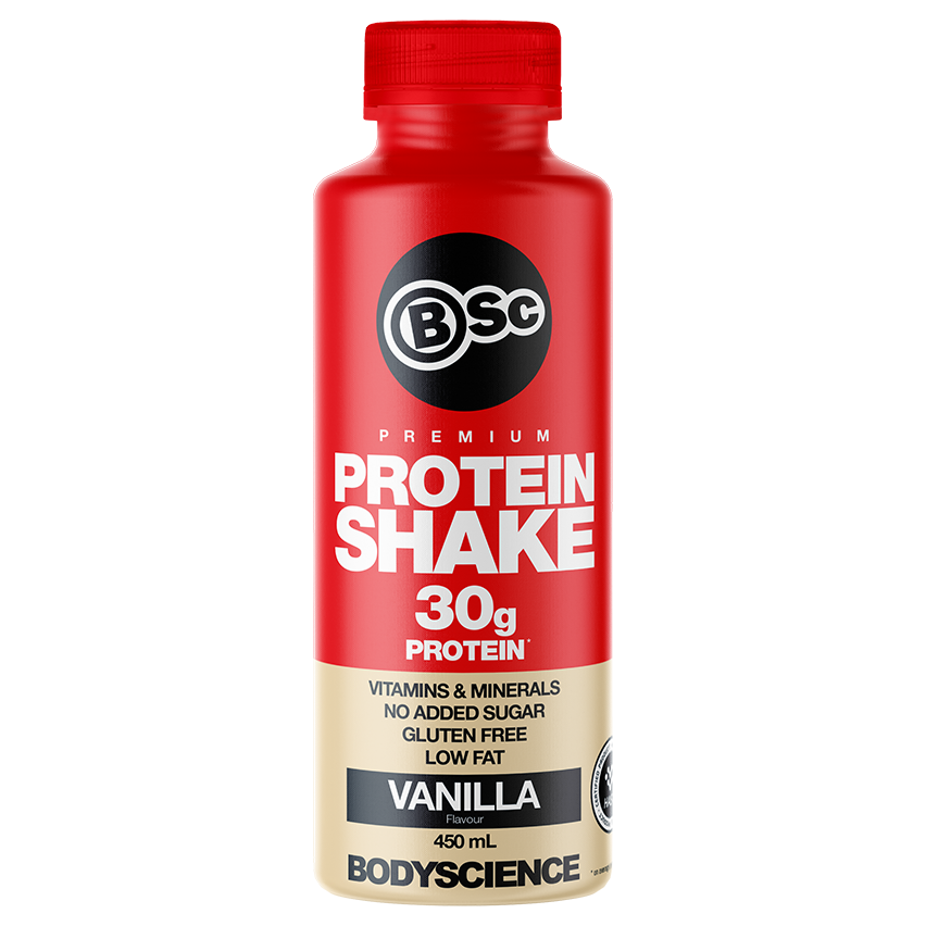 BSC Protein Shake Vanilla 450ml x 6 Bottles