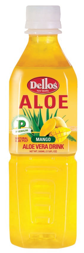 Dellos Aloevera Mango Drink 500ml X 20 Bottles