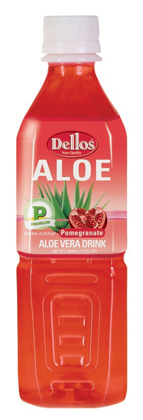 Dellos Aloevera Pomegranate Drink 500ml X 20 Bottles