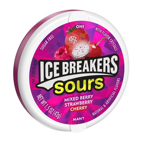 ICE BREAKERS MINTS Sours Mixed Berry 42g x 8 units