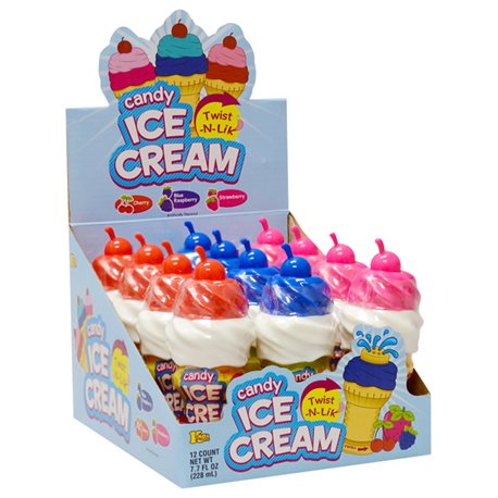 US KoKo's Twist-N-Lik Ice Cream Candy 62g X 12 Units Toy