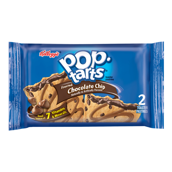 Pop Tarts 2pk Chocolate Chip 96g X 6 ( 2 packs )