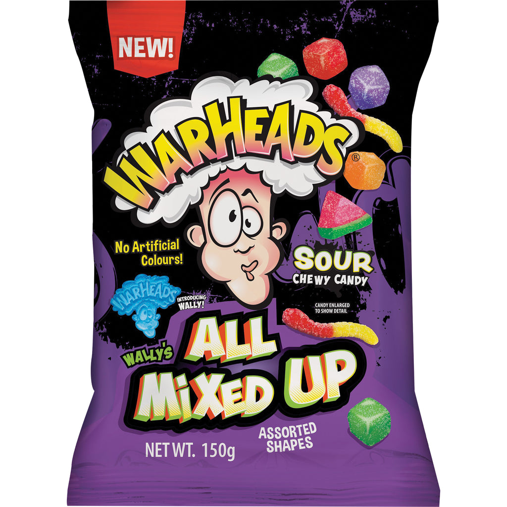 Warheads All Mixed Up 150g X 12 Bags