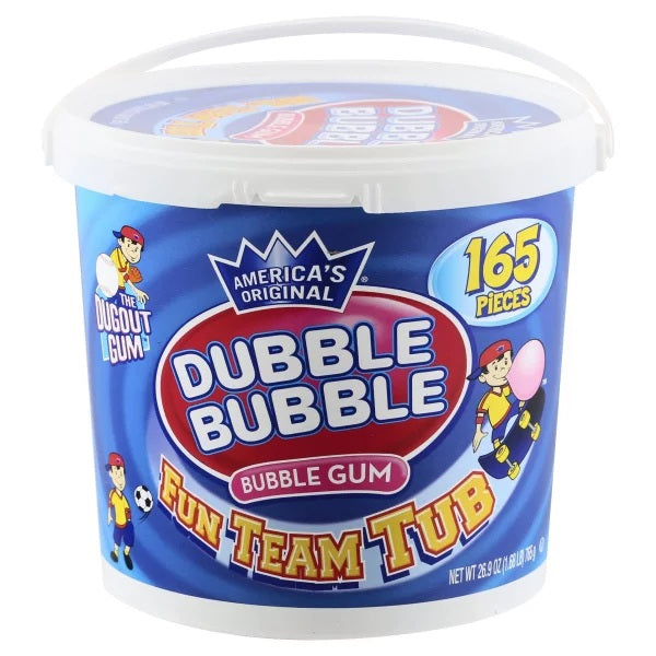 USA Dubble Bubble ORIGINAL (165 Pieces) x 1 Tub