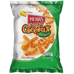 Herrs Jalapeno Cheese Stix 227g X 8 Bags