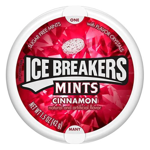 ICE BREAKERS MINTS CINNAMON 42g x 8 units