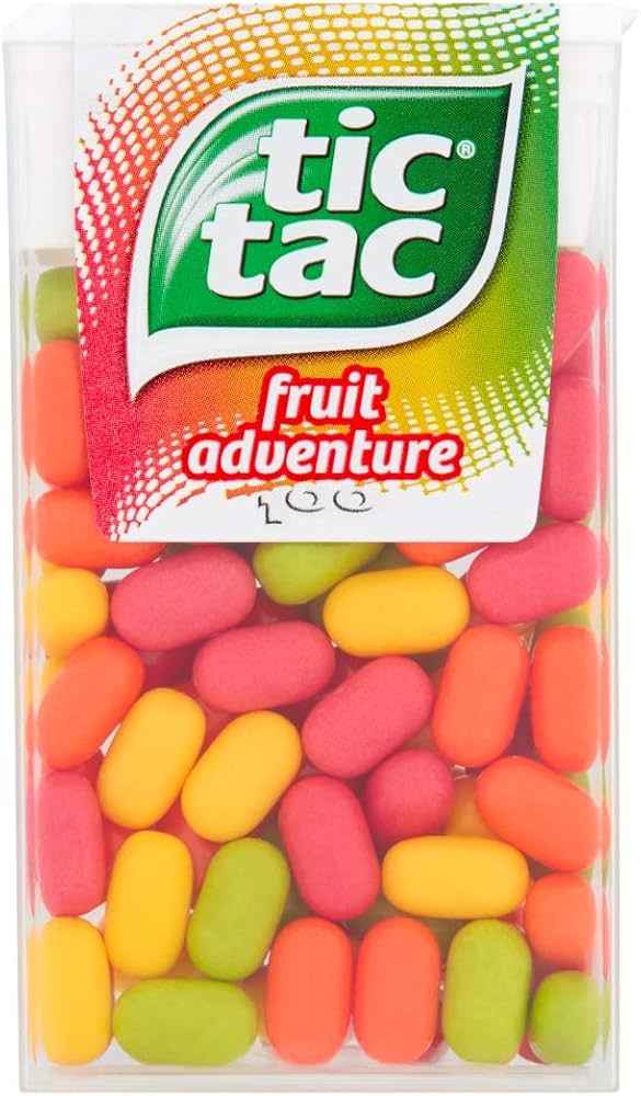 Tic Tac Fruit Adventure 18g X 24 Units