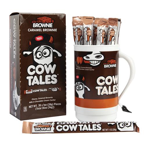 US Cow Tales Caramel Brownie Tumbler 28g X 100 Units