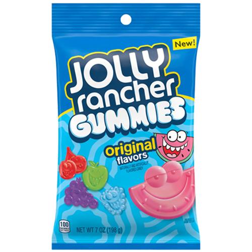 JOLLY RANCHER GUMMIES ORIGINAL 198g x 12 Bags