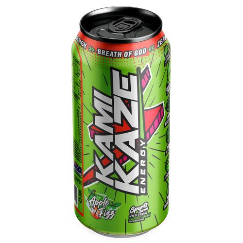KAMIKAZE APPLE FIZZ ENERGY 500ML X 12 CANS