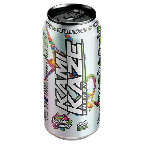 KAMIKAZE RAINBOW GUMMY ENERGY 500ML X 12 CANS