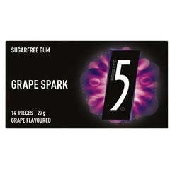 5 Gum Grape Spark 27g x 24 Units
