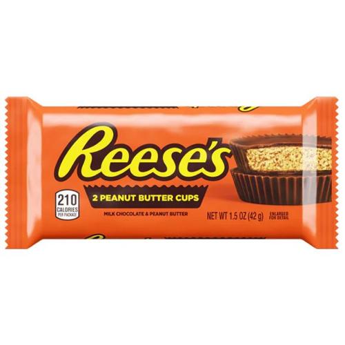 US Reese's Milk Choc Peanut Butter Cups 42g X 36 Bars