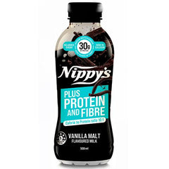 Nippy's Plus Protein And Fibre Vanilla Malt 500ml X 12 Bottles
