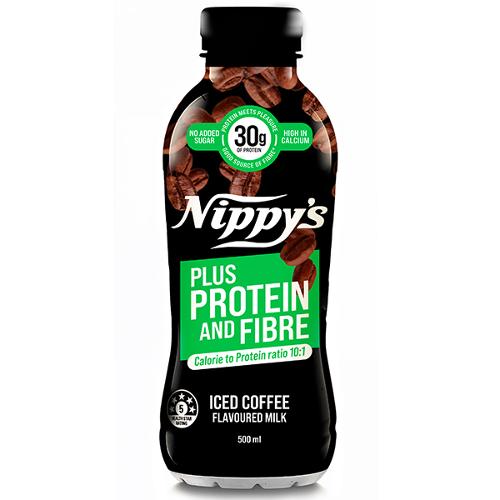 Nippy's Plus Protein And Fibre Iced Coffee 500ml X 12 Bottles