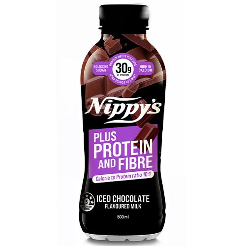 Nippy's Plus Protein And Fibre Iced Chocolate 500ml X 12 Bottles