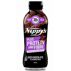 Nippy's Plus Protein And Fibre Iced Chocolate 500ml X 12 Bottles