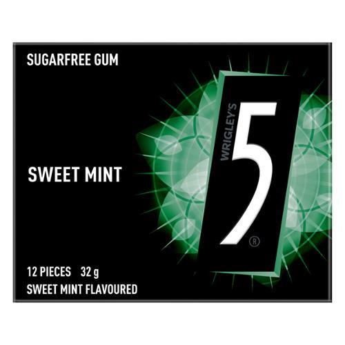 5 Gum Sweet Mint 10 x 12 Sticks