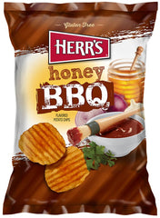 Herrs Honey BBQ Chips 99g X 16 Bags