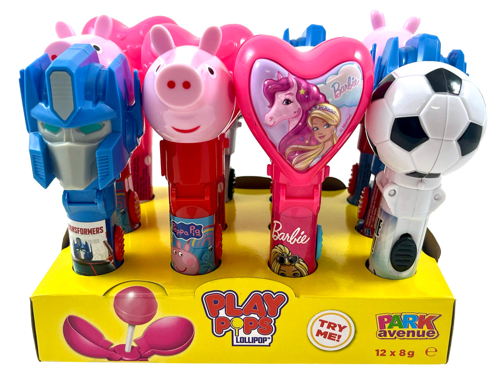 Toy Assorted Licensed Play Pops 8g X 12 Units