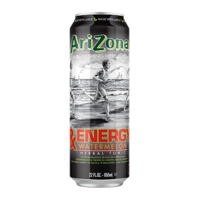 Arizona Rx Energy Watermelon 650ml X 24 Cans