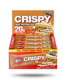 BSC Crispy Protein Bar Caramel Peanut Fudge 60g X 12 Bars