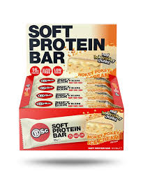 BSC Soft Protein Bar Hokey Pokey Ice Cream 55g X 12 Bars