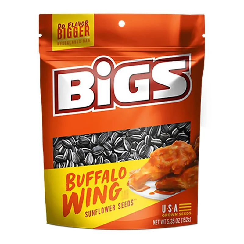 US Big's Sunflower Seeds Buffalo Wing 152g x 12 Bags