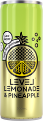 Level Lemonade Pineapple 300ml X 12 Cans