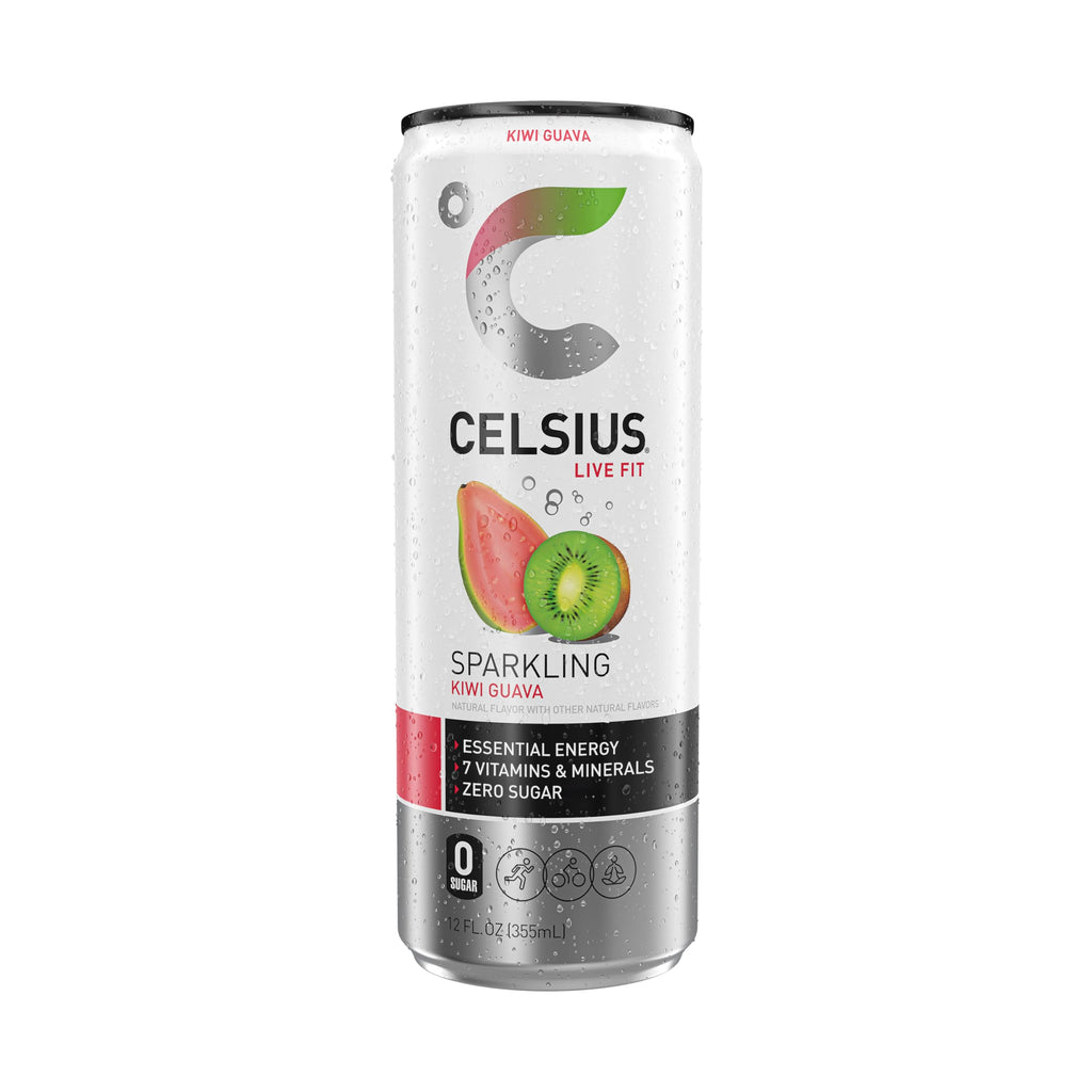 Celsius Kiwi & Guava 355ml X 12 Cans