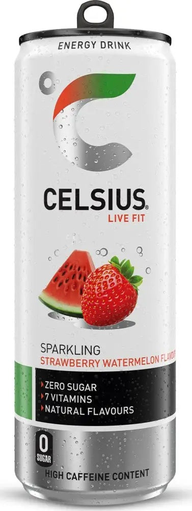 Celsius Strawberry & Watermelon 355ml X 12 Cans