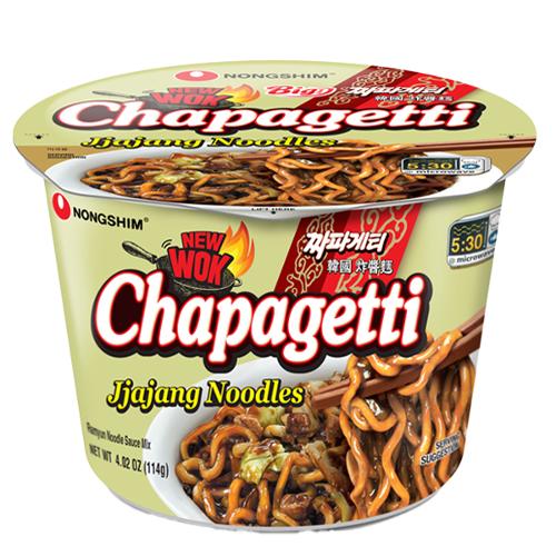 Nongshim Chapagetti Noodles 114g x 16 Big Bowls (GST FREE)