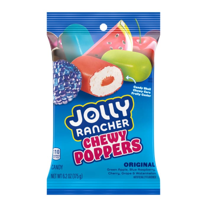 Jolly Rancher Chewy Poppers 176g x 12 Units