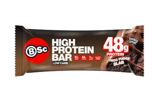 BSC High Protein Choc Fudge Slab 92g X 12 Bars