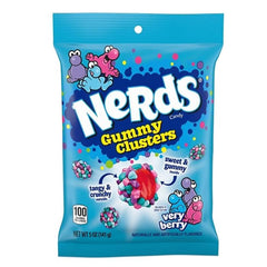 US Nerds Gummy Clusters Very Berry 141g X 12 Bags
