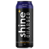 Shine+ Charged Grape Energy Drink 500ML x 12 Cans