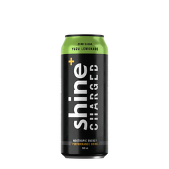 Shine+ Charged Yuzu Lemonade Energy Drink 500ML x 12 Cans