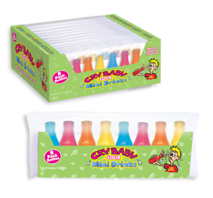 US Cry Baby Wax Candy 8pk x 12 Units