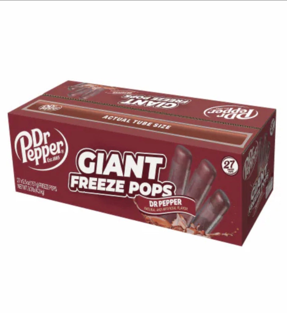 Dr Pepper Giant Freeze Pops 157g X 27 Units