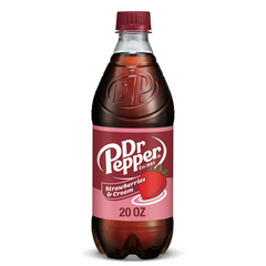 Dr Pepper Strawberry and Cream 591ml X 24 Bottles